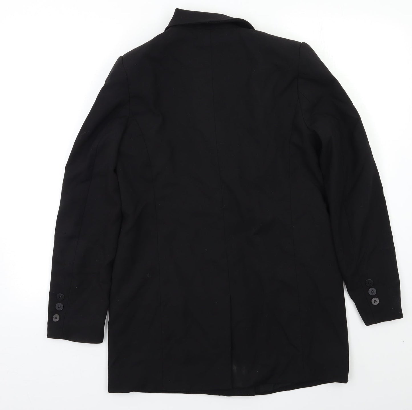 H&M Womens Black   Gilet Blazer Size 8
