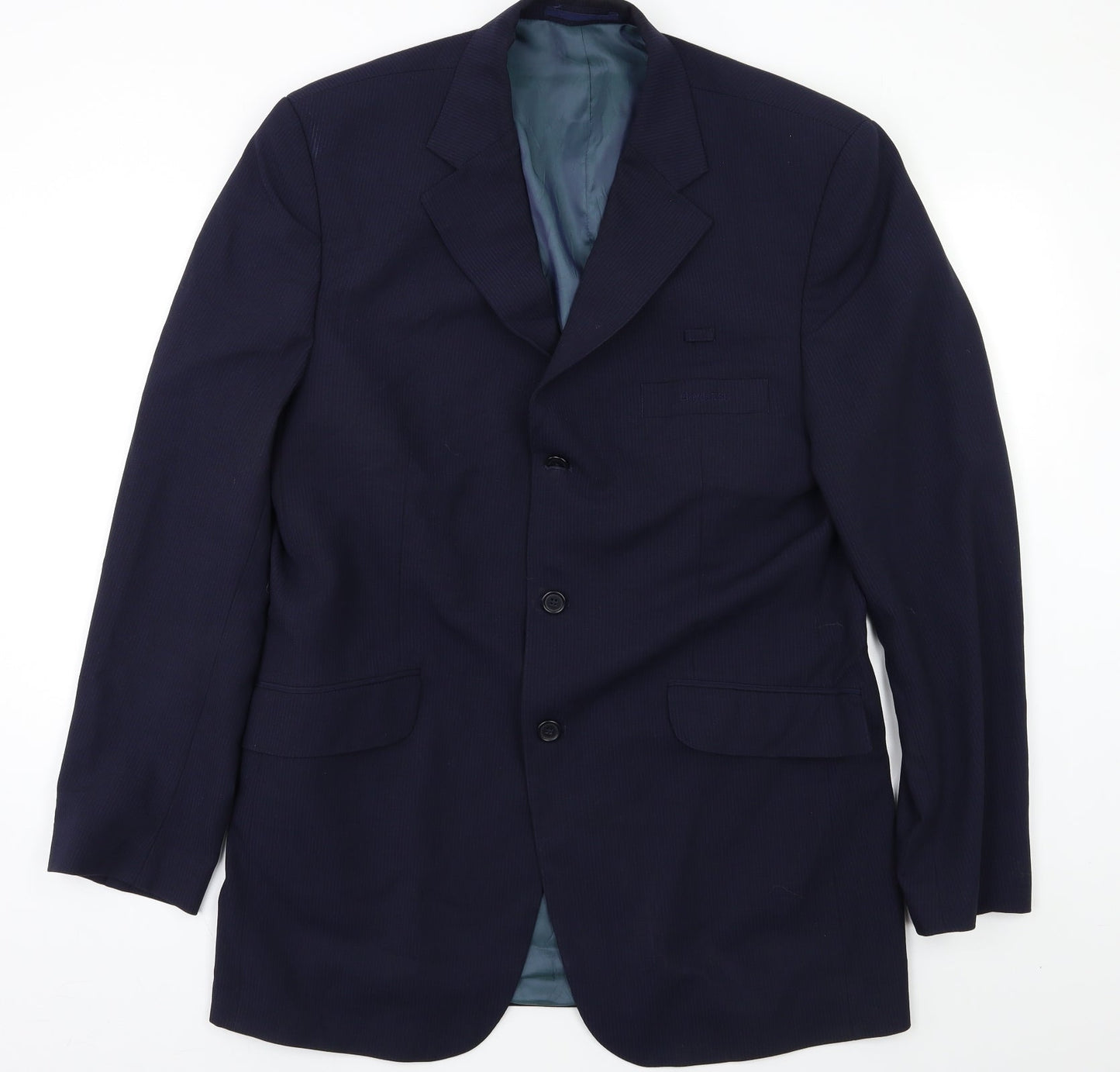 Lloyds Mens Blue Striped  Jacket Blazer Size 42