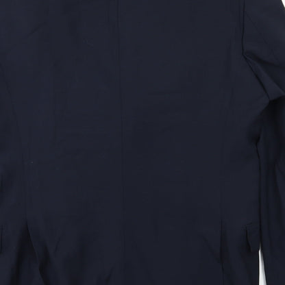 Angelico Mens Blue   Jacket Blazer Size L