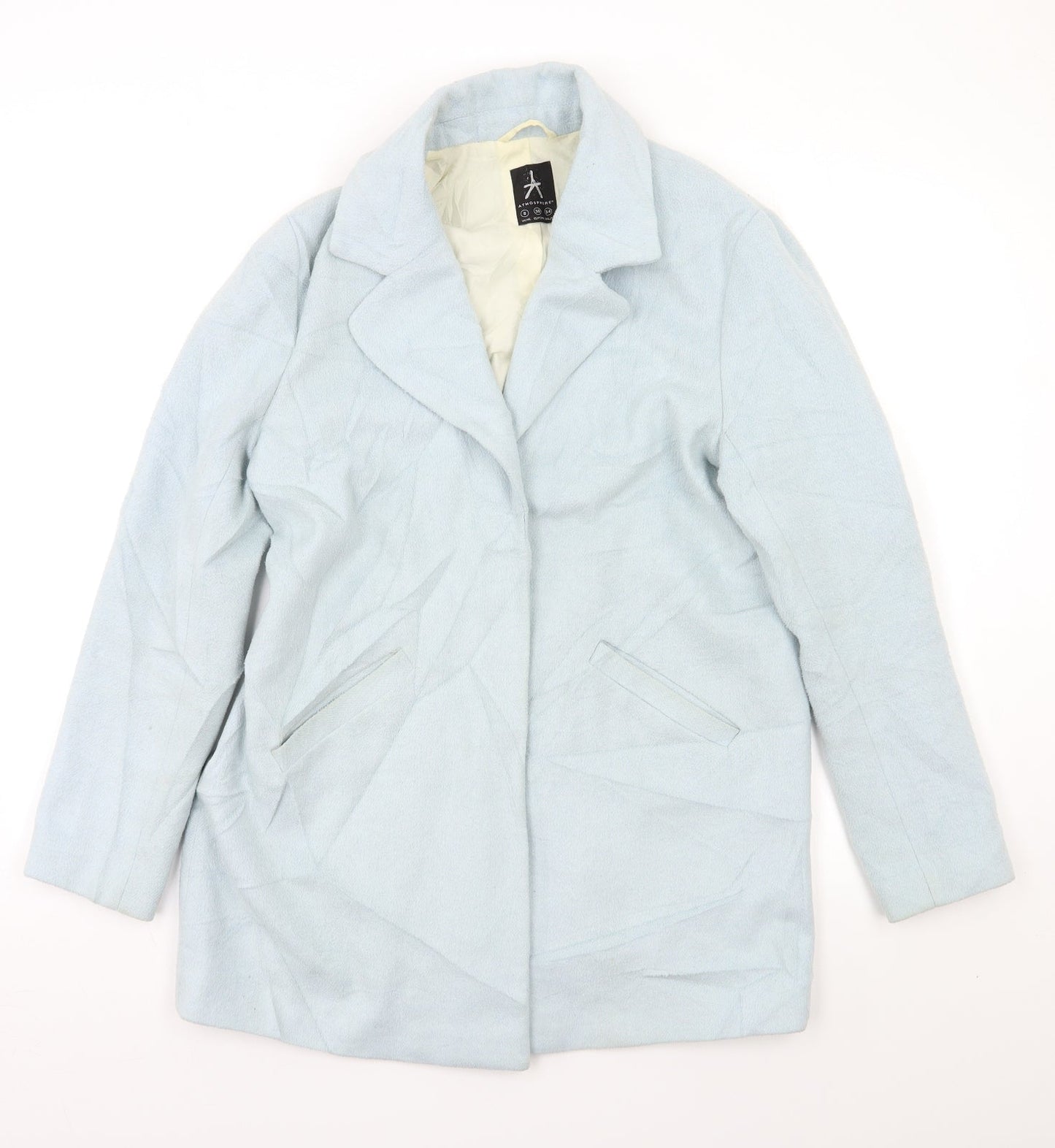 Atmosphere Womens Blue   Jacket Coat Size 8