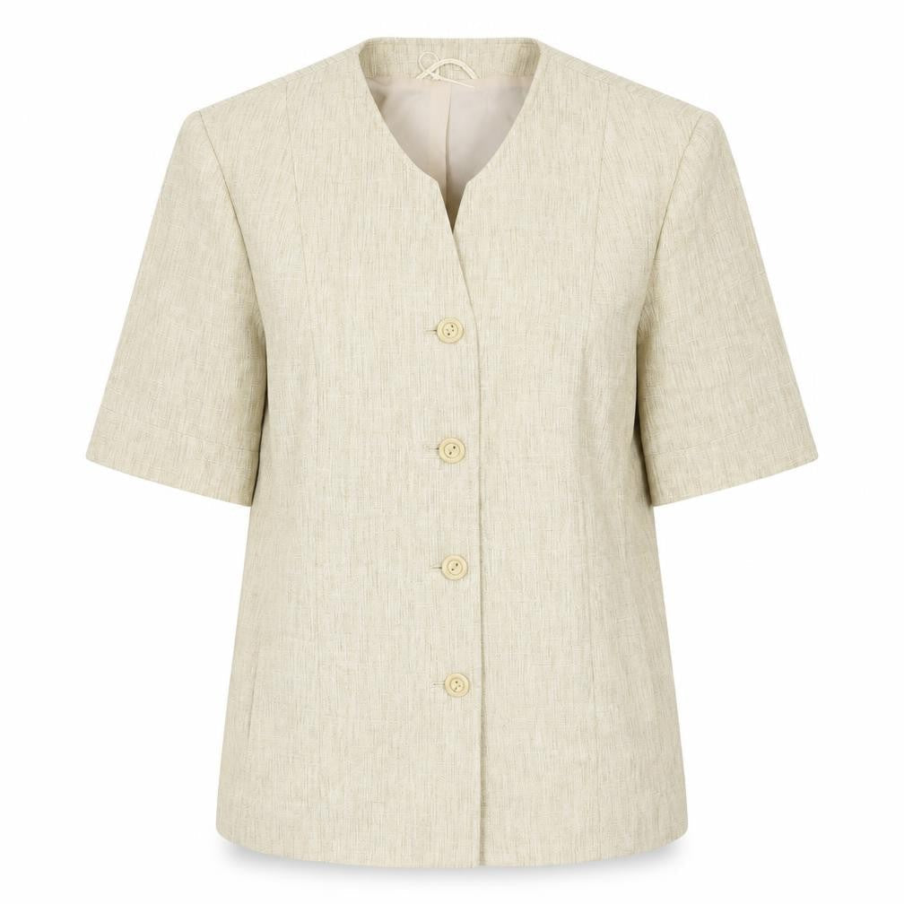 First Avenue Womens Beige   Jacket Blazer Size M