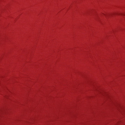 Bonmarché Womens Red Floral Pullover Jumper Size M