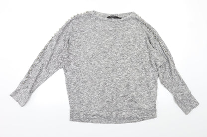 Dorothy Perkins Womens Grey   Pullover Jumper Size 14