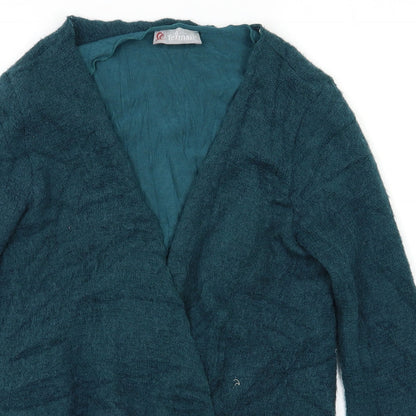 Preloved texmaix Womens Green   Cape Jumper Size 14 - Detail