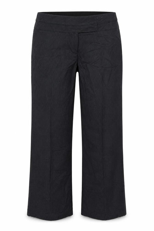 F&F Womens Grey Striped  Trouser Suit Suit Trousers Size 16 L31 in