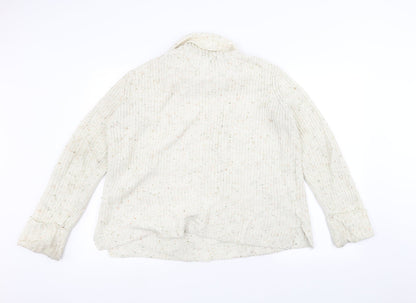 Warehouse Womens White   Pullover Jumper Size 10