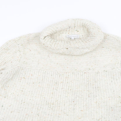 Warehouse Womens White   Pullover Jumper Size 10