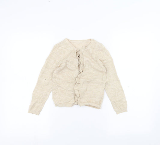 Mothercare Girls Brown   Cardigan Jumper Size 4-5 Years