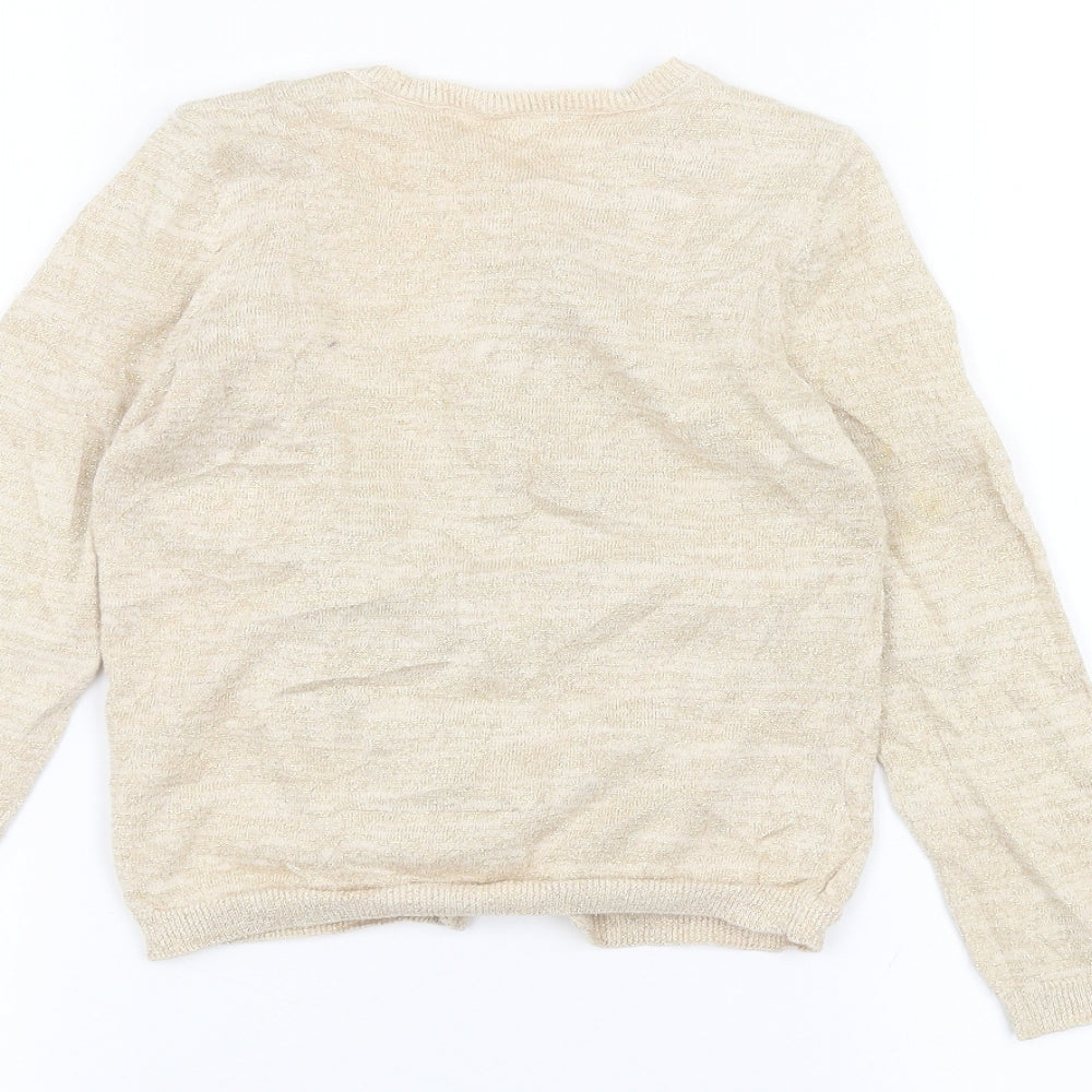Mothercare Girls Brown   Cardigan Jumper Size 4-5 Years