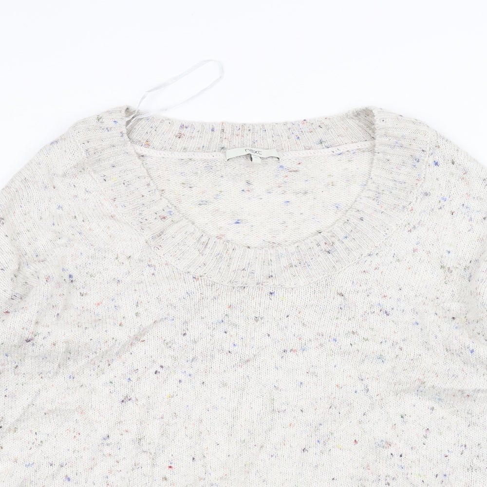 NEXT Womens White   Pullover Jumper Size 14