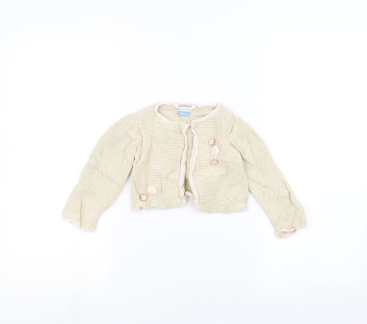 John Lewis Baby Brown   Jacket Coatigan Size 12-18 Months