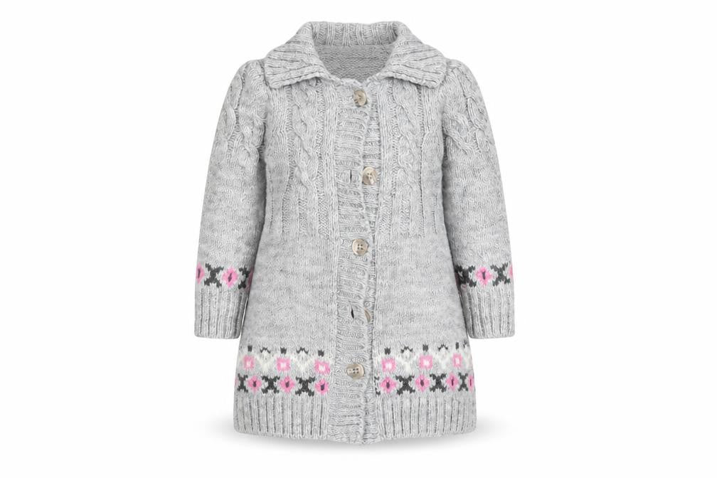 small world Girls Grey   Jacket Coatigan Size 3 Years