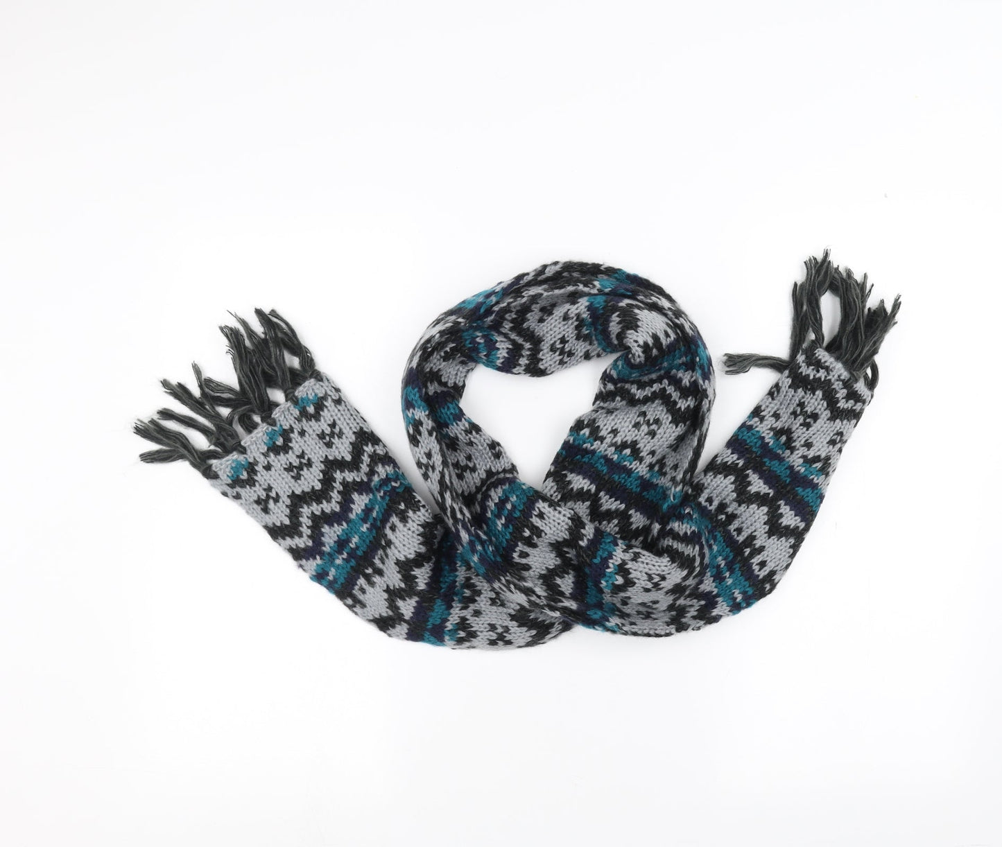 Preworn Womens Black    Scarf
