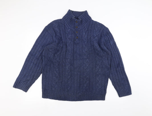 DORCE Mens Blue   Pullover Jumper Size L