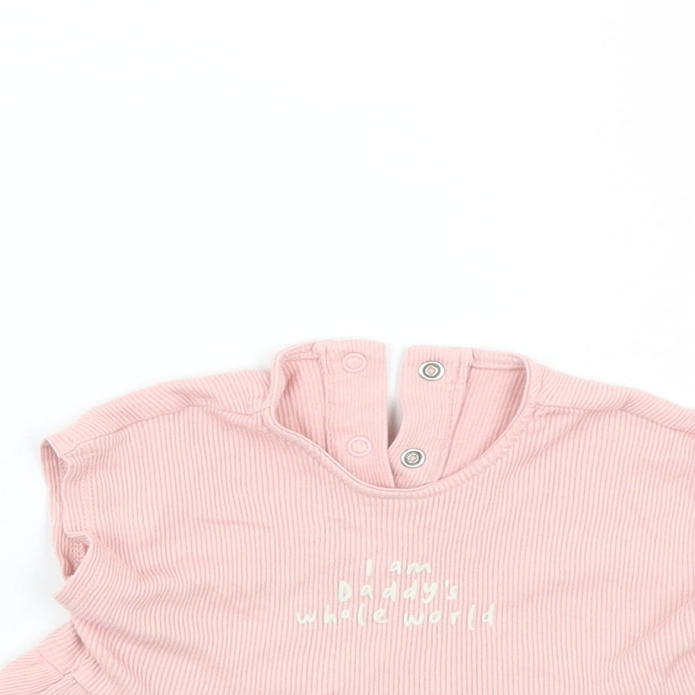 George Boys Pink   Ringer Blouse Size 0-3 Months