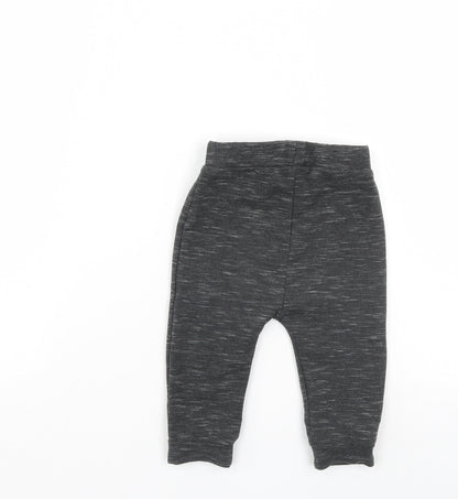 Back view of Disney boys’ black sweatpants, size 6-9, months