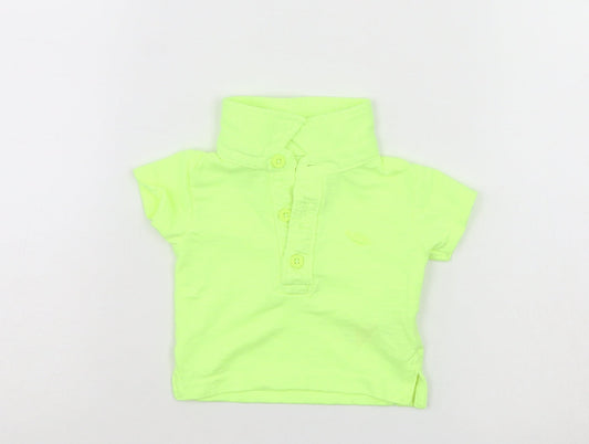 Mini Rebel Boys Green   Basic Polo Size 0-3 Months