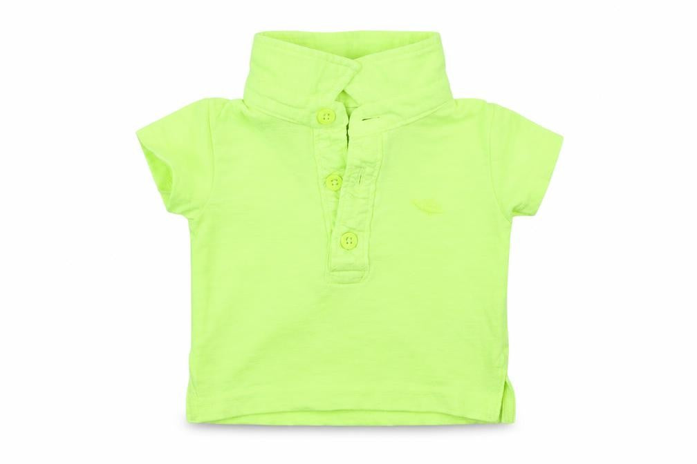 Mini Rebel Boys Green   Basic Polo Size 0-3 Months