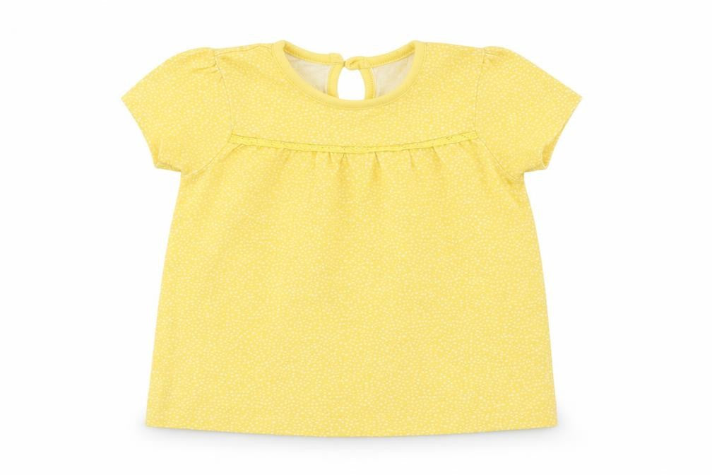 George Girls Yellow Polka Dot  Basic Casual Size 9-12 Months