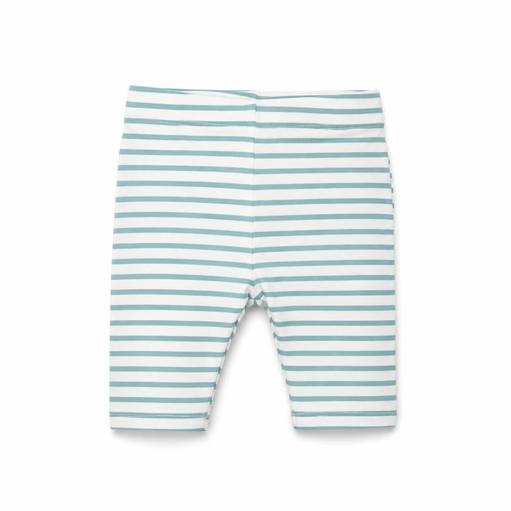 Marks & Spencer Baby Green Striped  Cropped Trousers Size Newborn