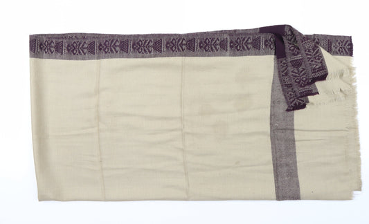 Preworn  Brown Striped   Scarf