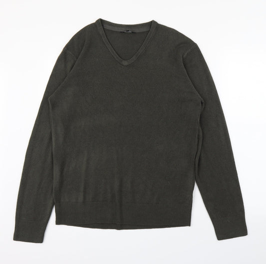 peacock Mens Green   Pullover Jumper Size L