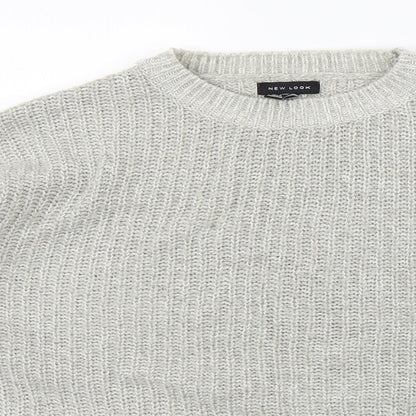New Look Womens Grey   Pullover Jumper Size M