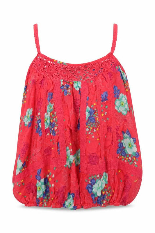 H&M Womens Pink Floral  Basic Blouse Size 10