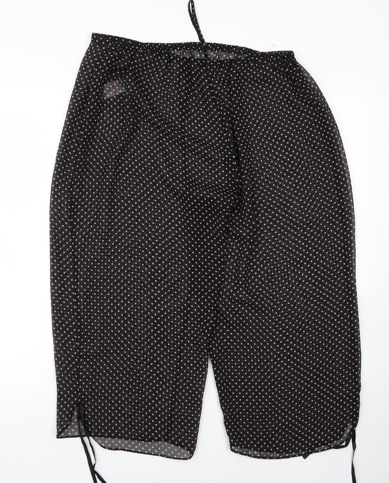 dorohy perkins Womens Black Polka Dot  Bloomer Trousers Size 16 L20 in