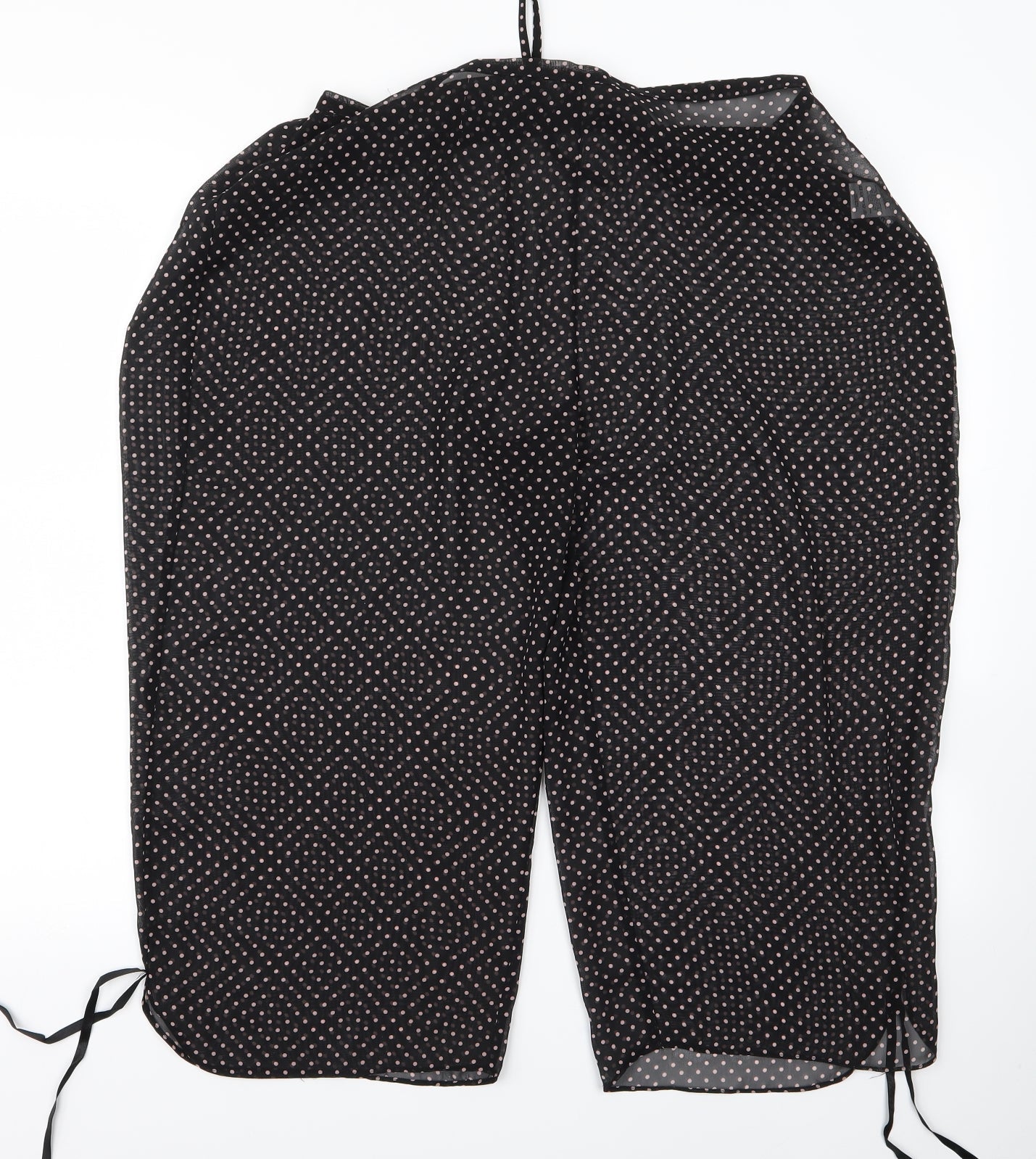 dorohy perkins Womens Black Polka Dot  Bloomer Trousers Size 16 L20 in