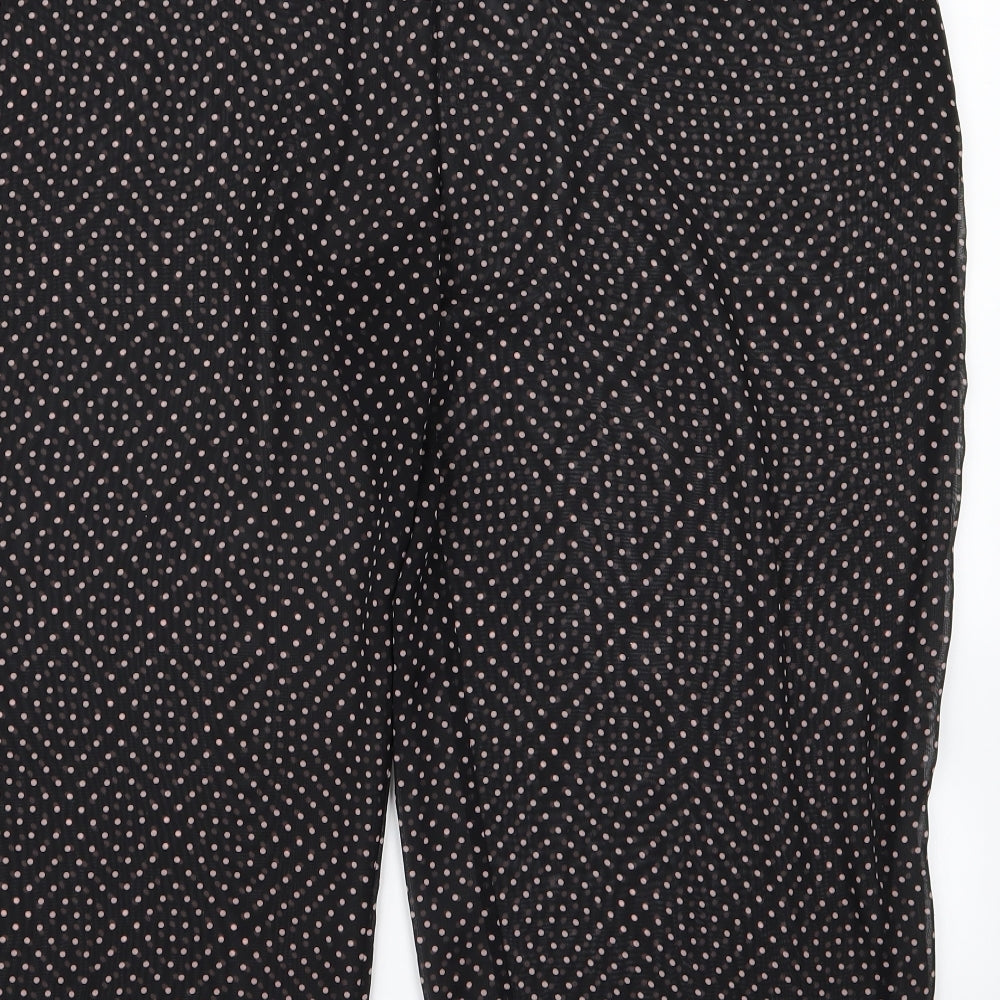 dorohy perkins Womens Black Polka Dot  Bloomer Trousers Size 16 L20 in