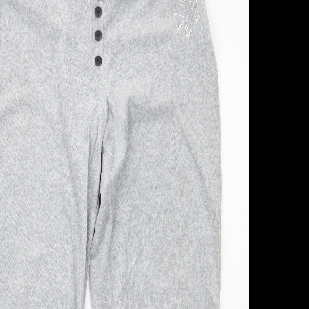 Preworn Womens Grey  Rayon Trousers  Size 16 L21 in