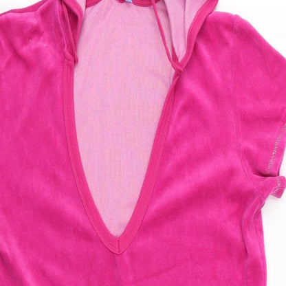 Essentials Womens Pink  Rayon Pullover Jumper Size 16