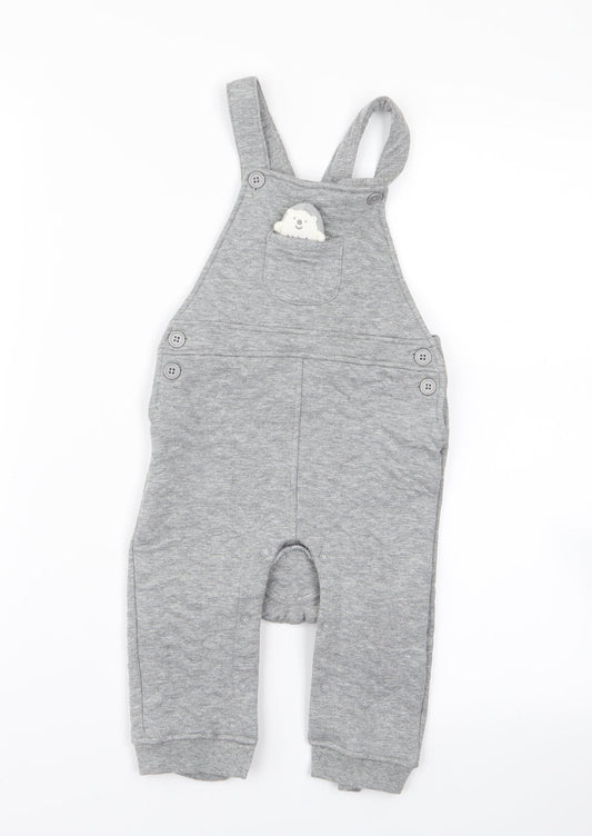 Preworn Baby Grey   Skirt One-Piece Size 12 Months