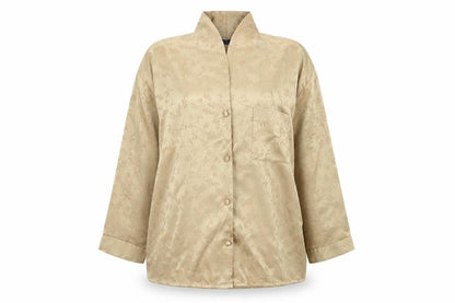 Preworn Womens Gold   Basic Button-Up Size 16