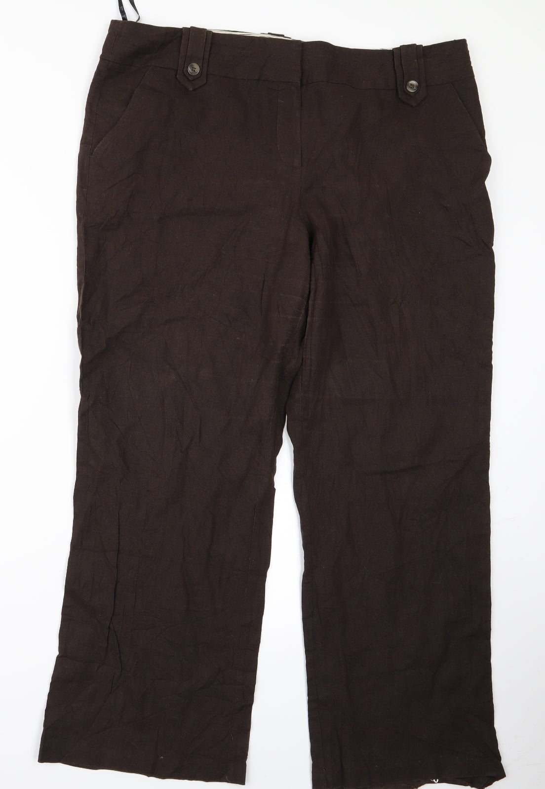 Preworn Womens Brown   Trousers  Size 40 L26 in