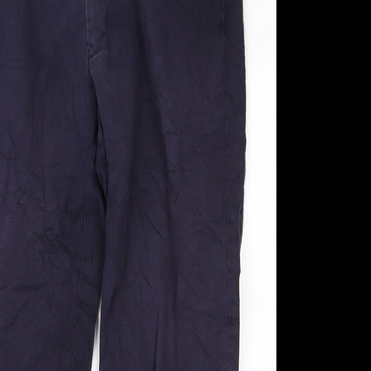 Marks & Spencer Mens Blue   Trousers  Size 40 L20 in