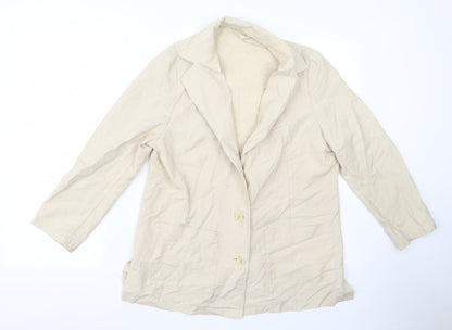 Marks & Spencer Womens Beige   Jacket  Size 14