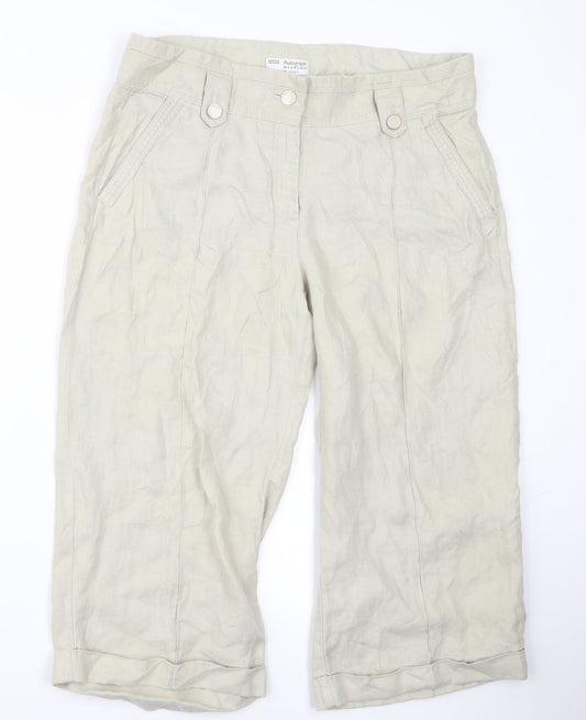 m7s Womens White   Trousers  Size 34 L21 in