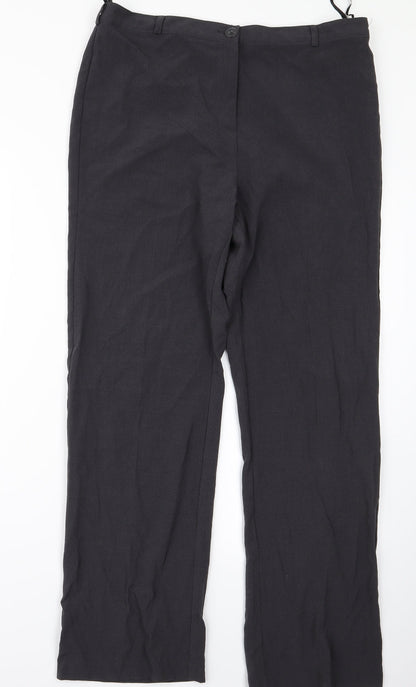 Debenhams Womens Grey   Trousers  Size 12 L28 in