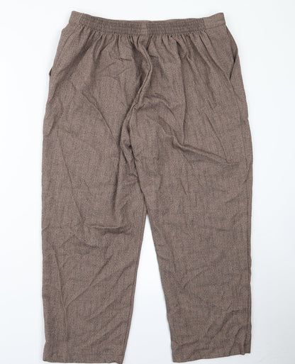 Autonomy Womens Brown   Trousers  Size 20 L21 in