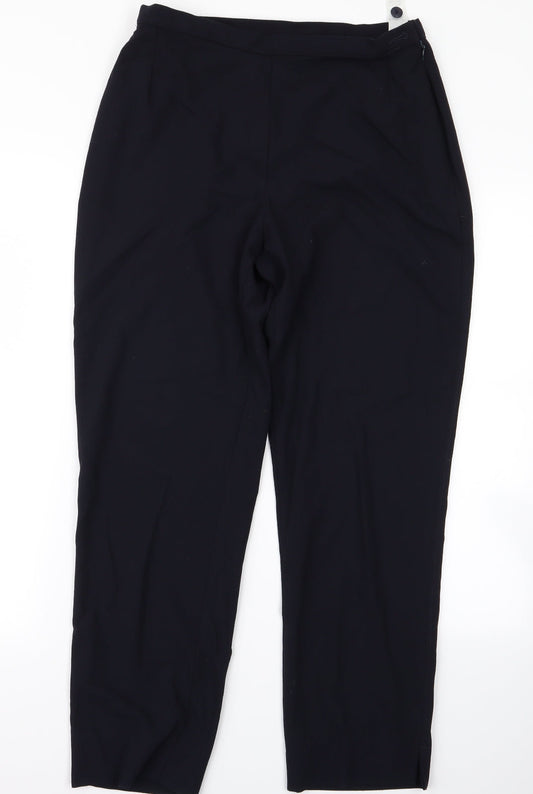m&s Womens Blue   Trousers  Size 14 L21 in