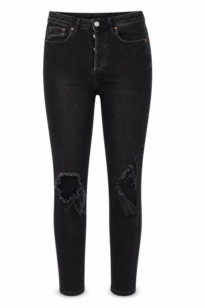 H&M Womens Black   Skinny Jeans One Size L27 in