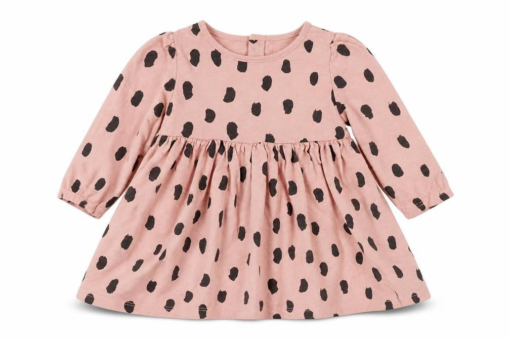 Marks & Spencer Girls Pink Polka Dot  A-Line  Size 6-9 Months