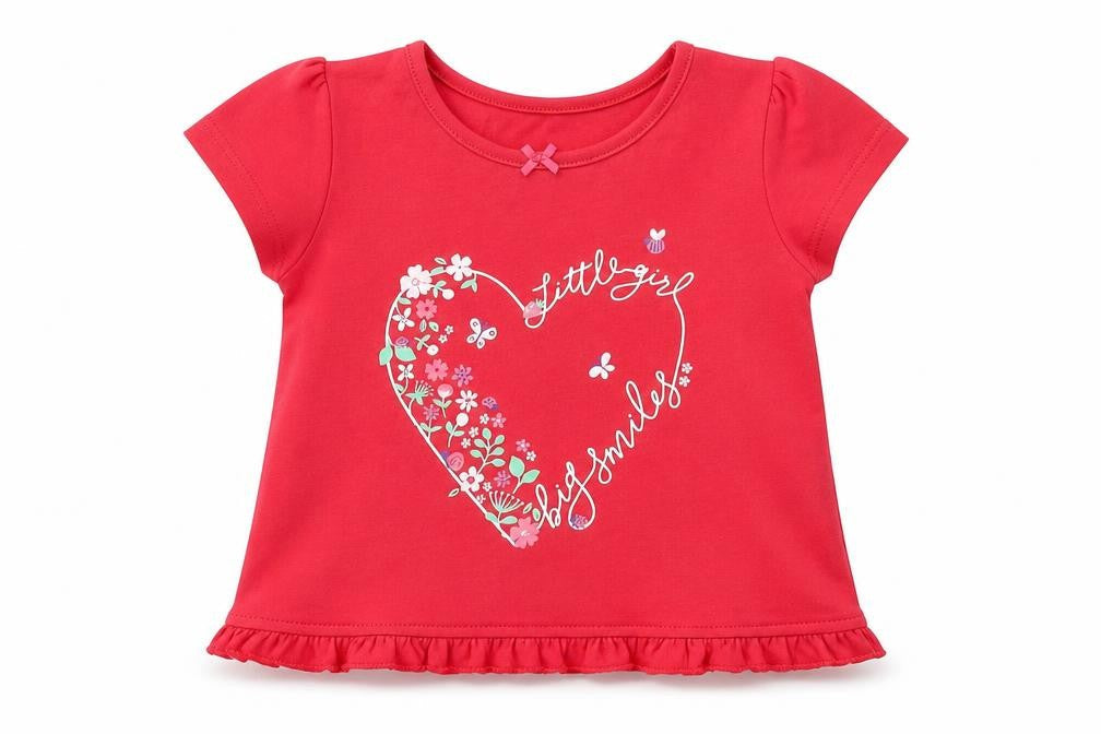 George Girls Red   Basic Blouse Size 3-6 Months
