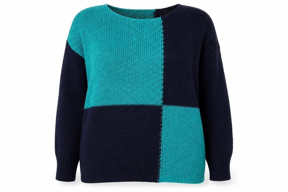 Marble Womens Multicoloured  Knit Pullover Jumper Size XL