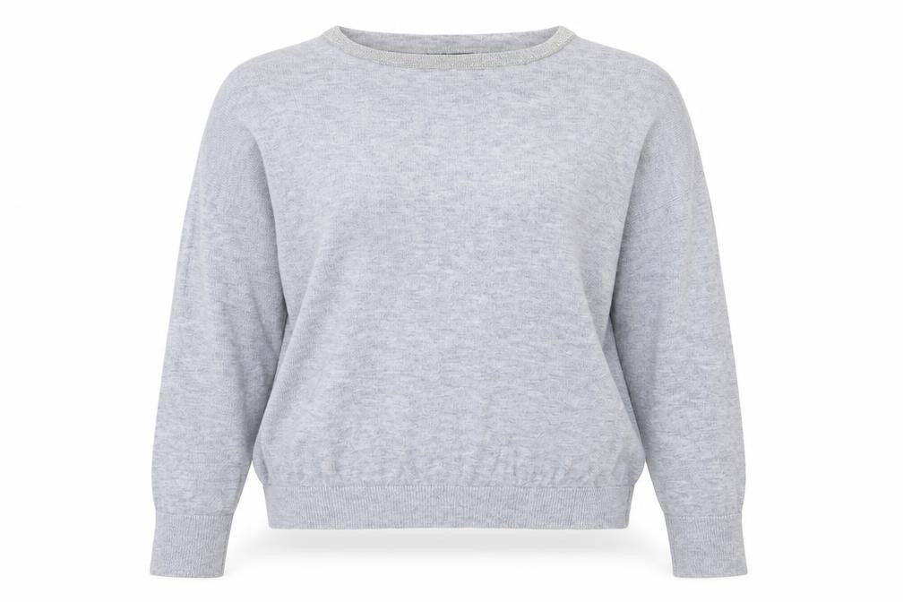 Topshop Womens Grey  Knit Pullover Jumper Size 8