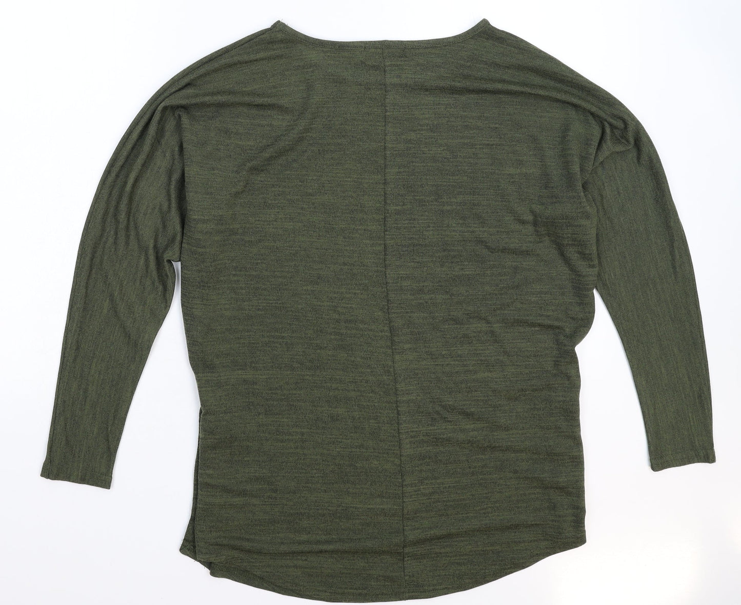 New Look Womens Green  Knit Pullover Jumper Size S  - Oversized