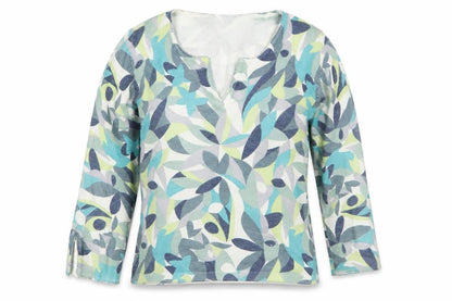 Next Womens Blue Floral  Pullover Jumper Size 8