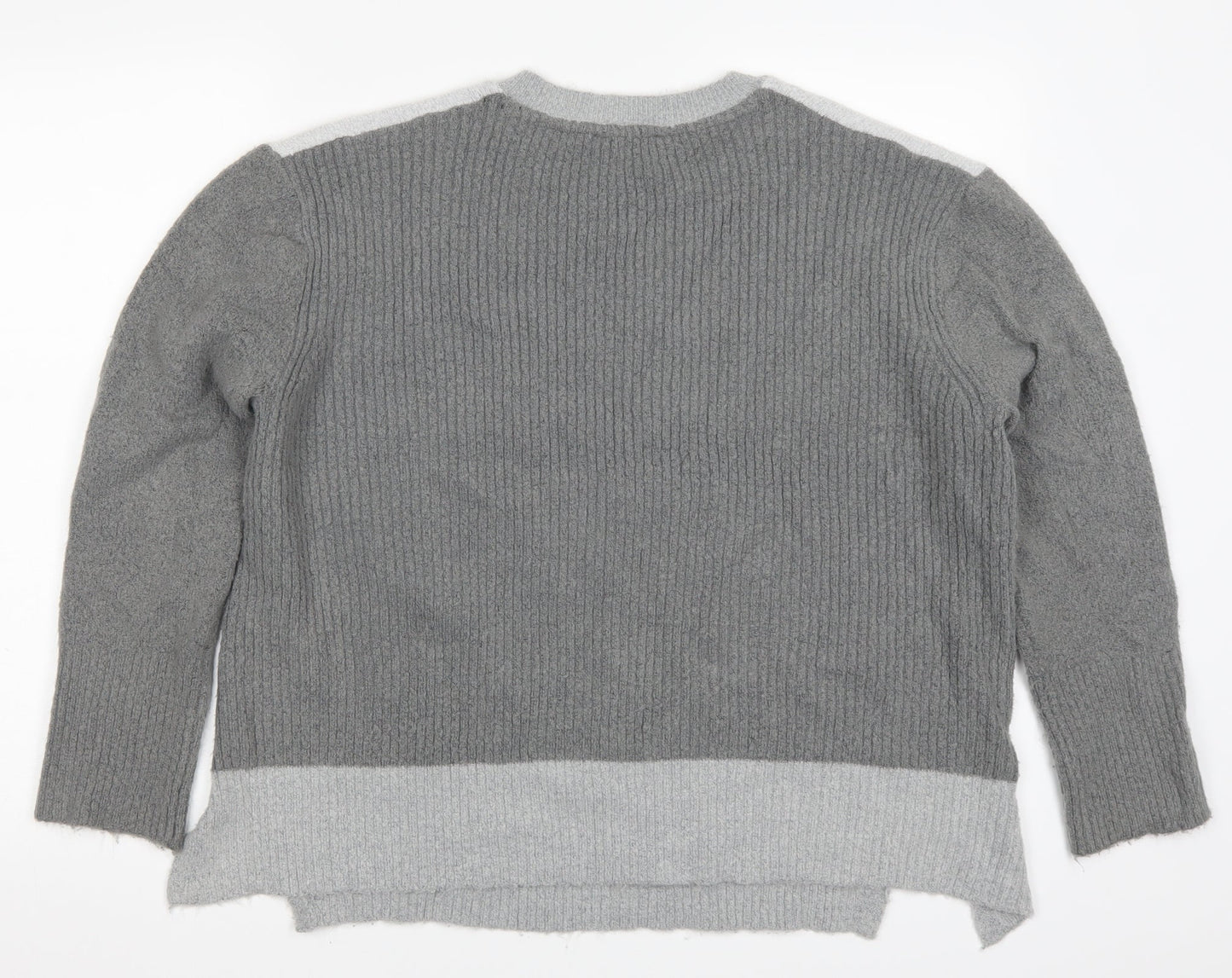 Principles Womens Grey  Knit Pullover Jumper Size 16